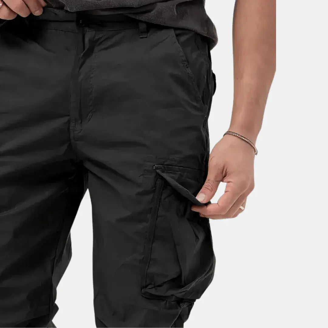 Men's Lightweight Cotton Blend Cargo Joggers for Urban Casual Wear