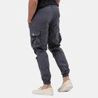 Men's Lightweight Cotton Blend Cargo Joggers for Urban Casual Wear