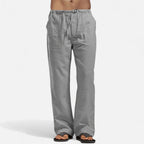 Wide-Leg Men's Trousers | Comfortable Cotton Blend | Casual Everyday Wear
