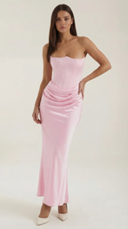 Corset Maxi Dress - Elegant Evening Wear for Women - Formal Events & Special Occasions