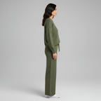 Soft Knit Loungewear Set for Women - Comfortable Casual Home Outfit