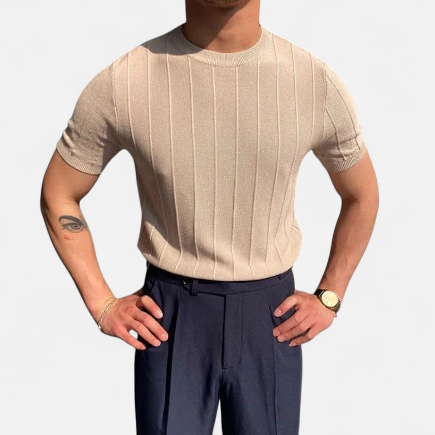 Men's Cotton Short Sleeve Polo Shirt | Classic "Old Money" Style | Summer Casual Wear