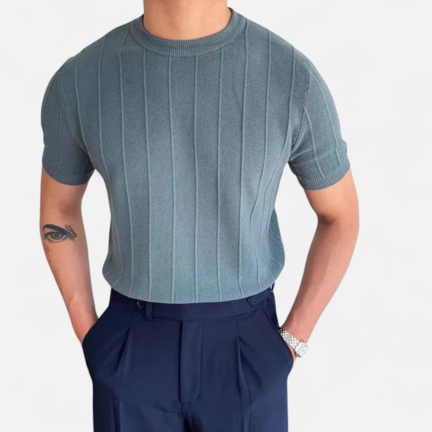 Men's Cotton Short Sleeve Polo Shirt | Classic "Old Money" Style | Summer Casual Wear