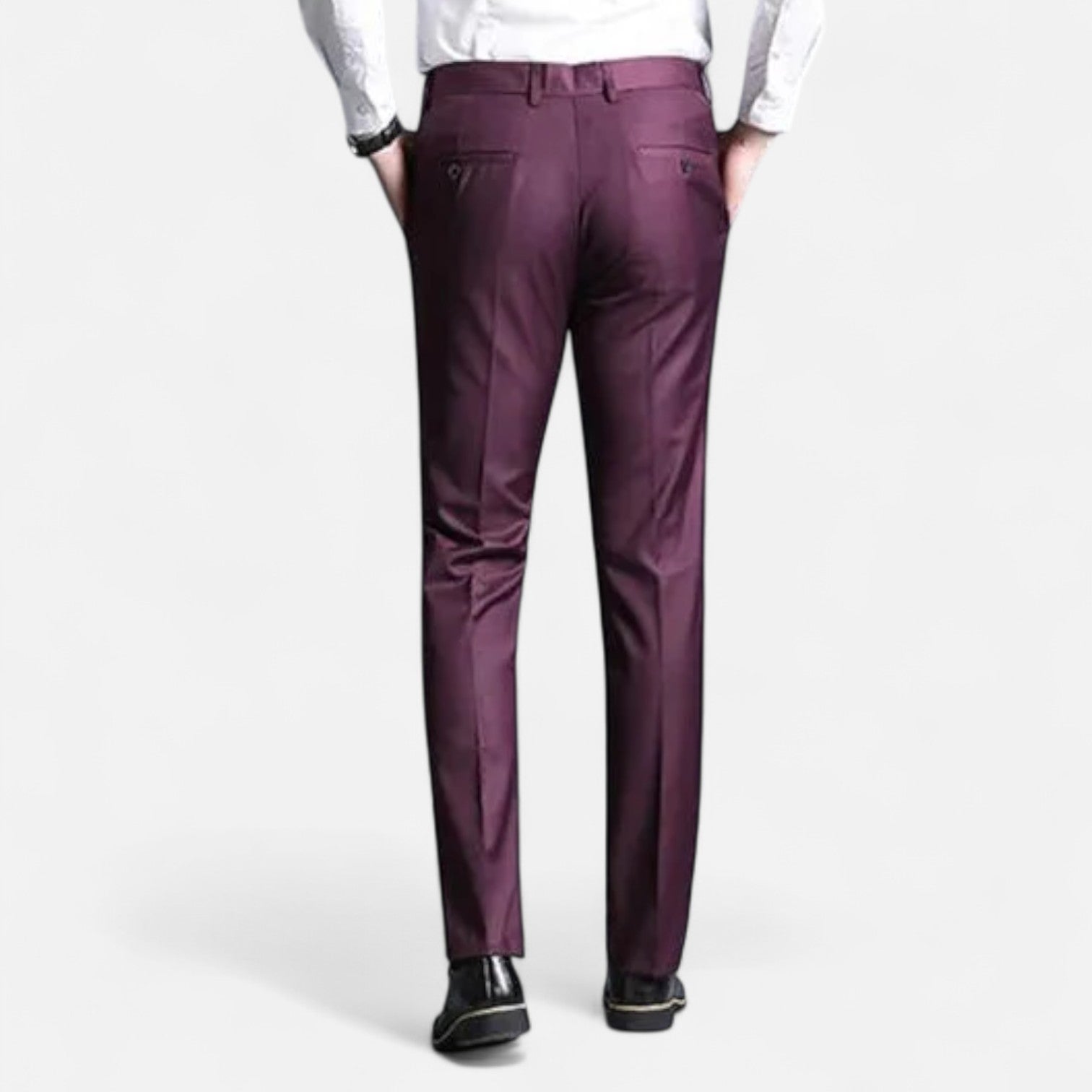 Men's Lightweight Tailored Trousers | Formal Style for Office & Events