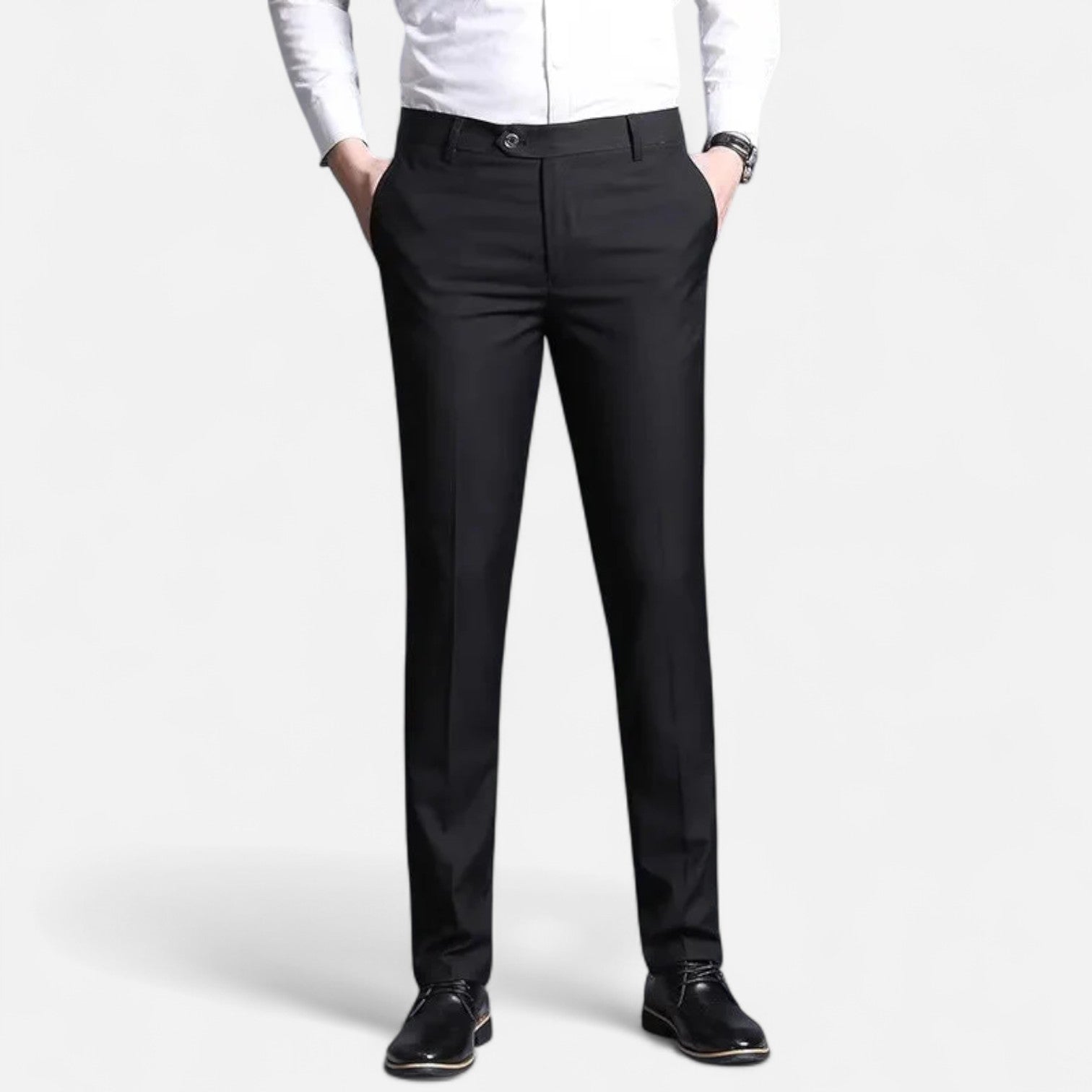 Men's Lightweight Tailored Trousers | Formal Style for Office & Events