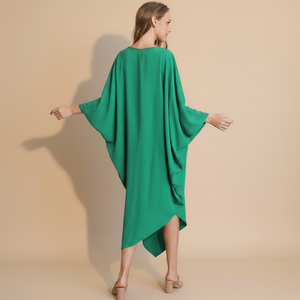 One-Sleeve Matte Crepe Dress - Elegant Evening Wear for Cocktail Parties