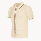 Lightweight Short Sleeve Polo Shirt - Soft Fabric Casual Wear for Men