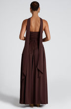 Strapless Lightweight Maxi Dress for Summer Events and Casual Outings