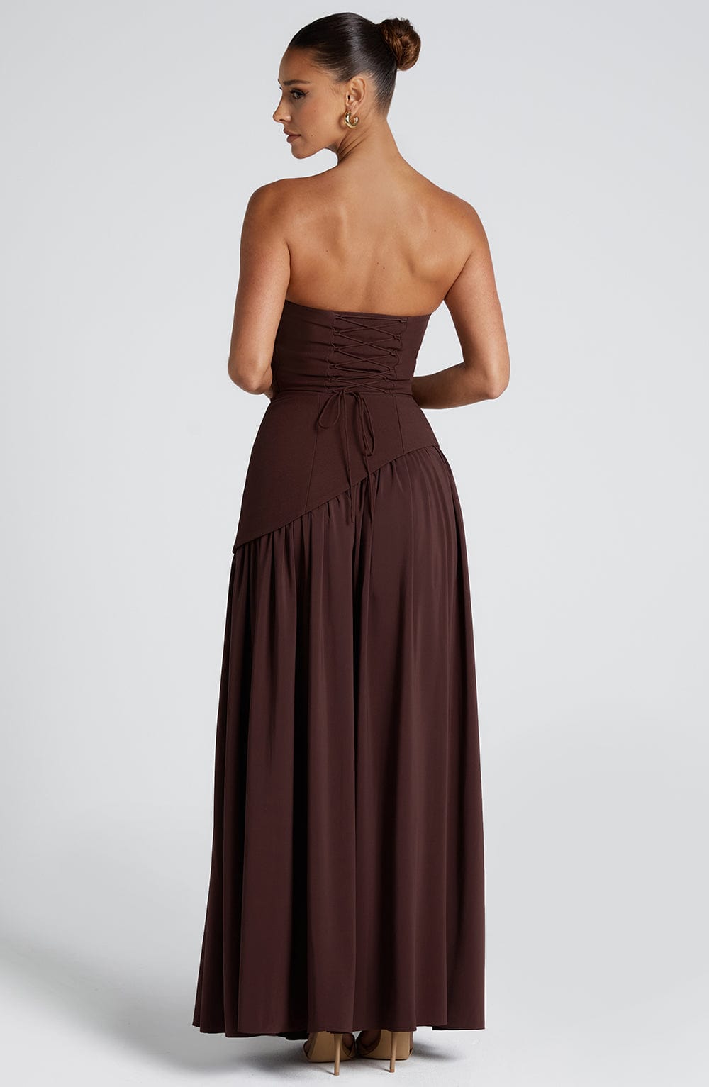 Strapless Lightweight Maxi Dress for Summer Events and Casual Outings