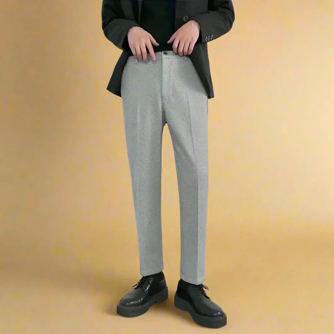 Aspen Fabric Trousers - Tailored Fit - Smart Casual - Men's Clothing