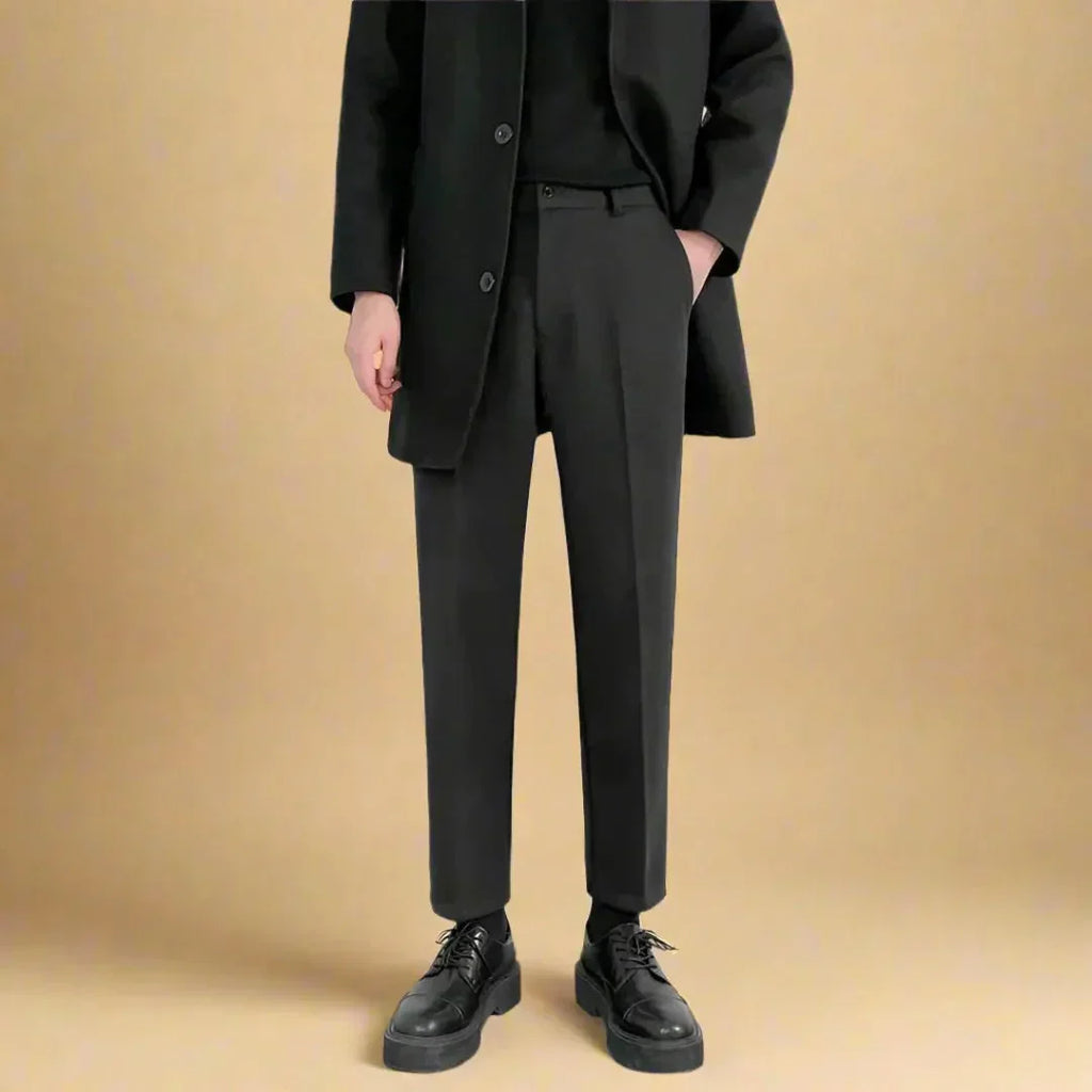 Aspen Fabric Trousers - Tailored Fit - Smart Casual - Men's Clothing