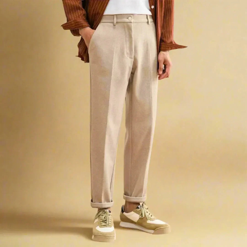 Aspen Fabric Trousers - Tailored Fit - Smart Casual - Men's Clothing
