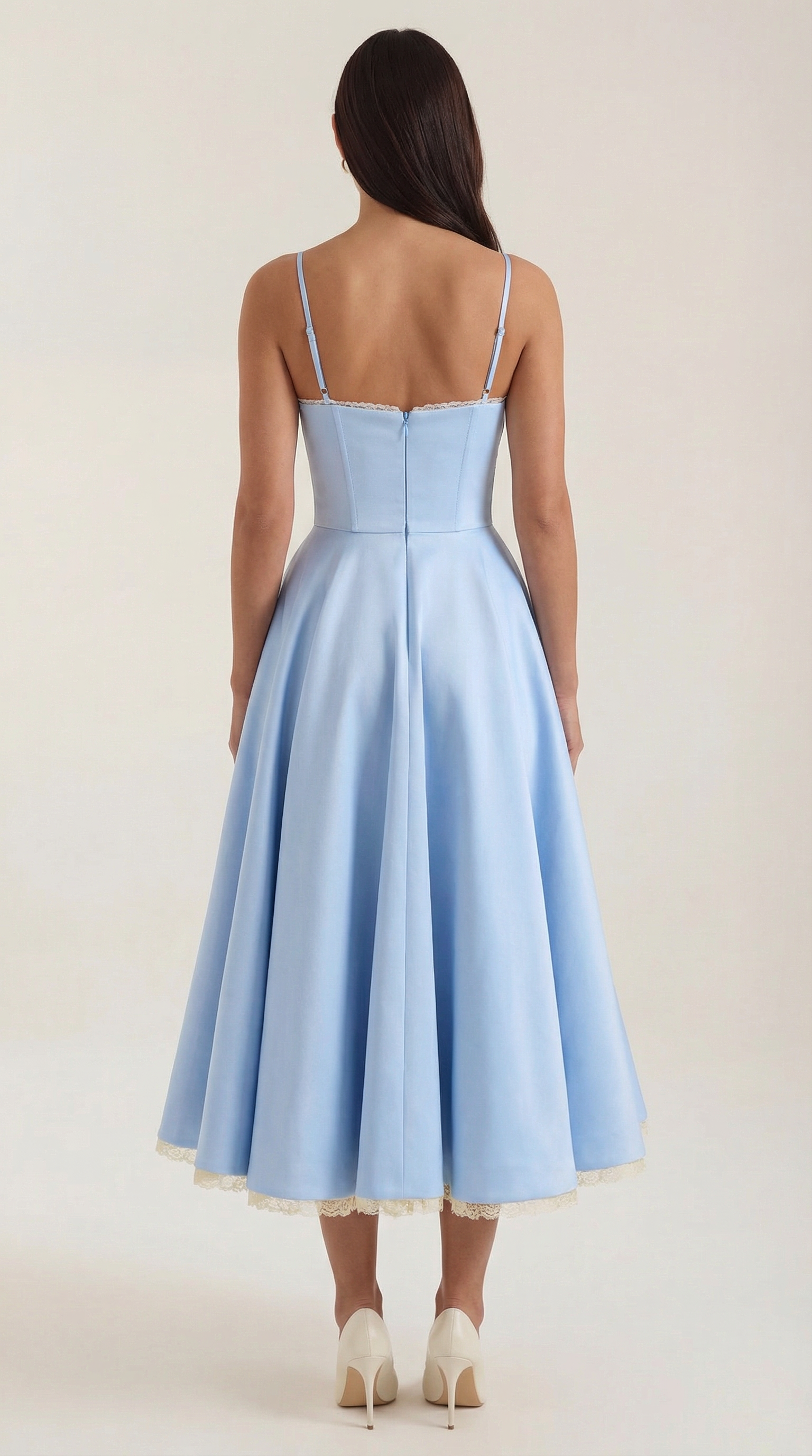 Tulle Midi Dress with Isolde Design for Elegant Events and Special Occasions