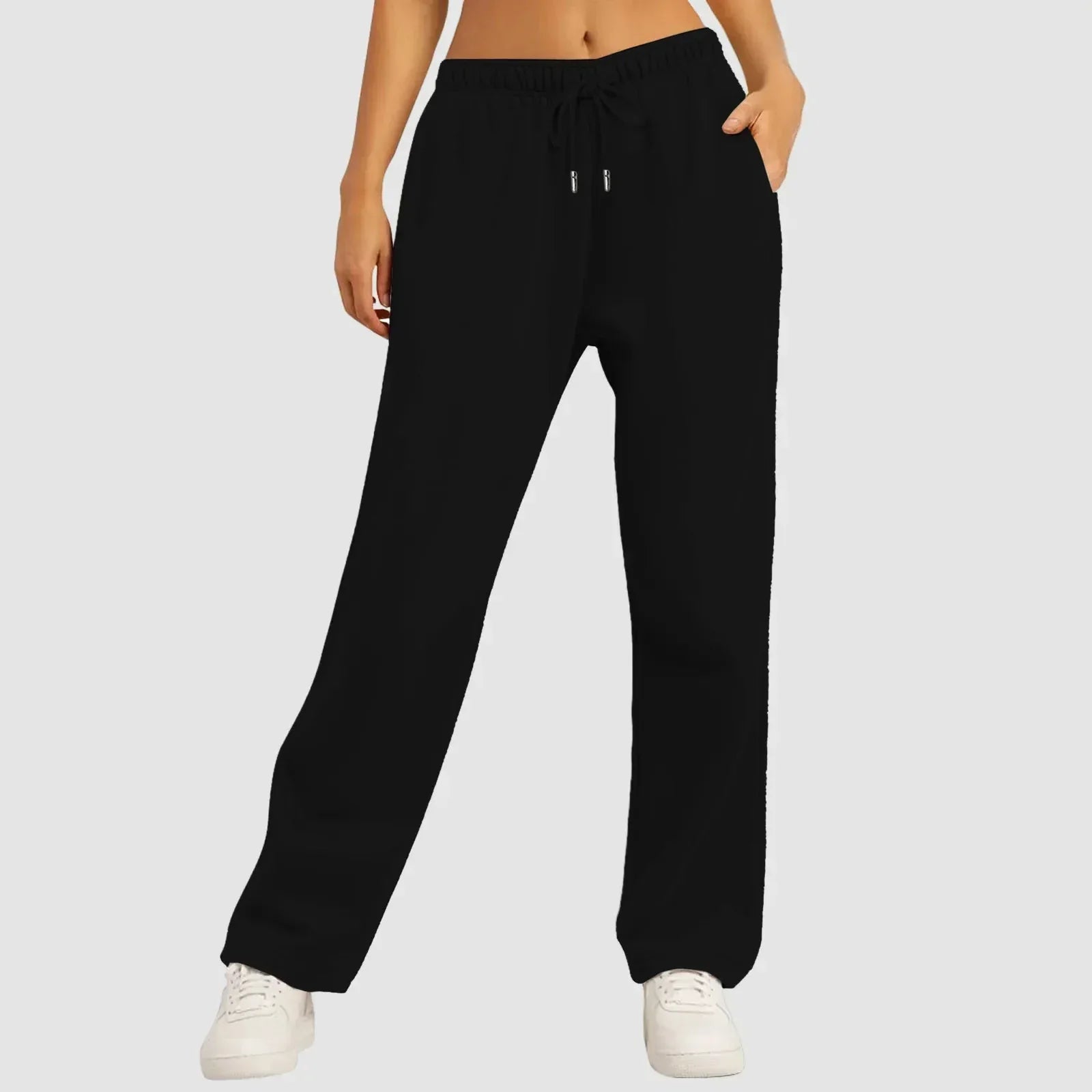 Wide Leg Joggers for Women | Soft Cotton Blend | Casual Everyday Wear