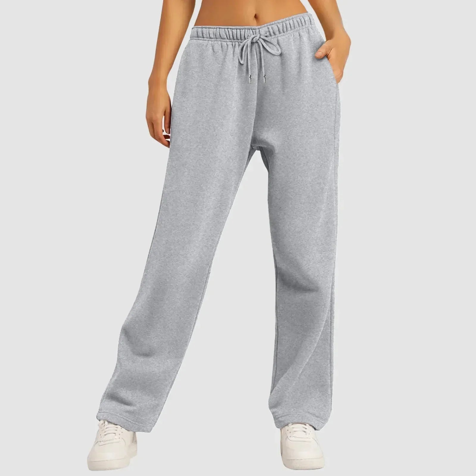 Wide Leg Joggers for Women | Soft Cotton Blend | Casual Everyday Wear