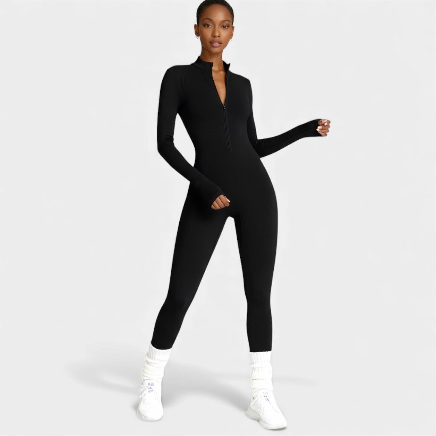 Women's Jumpsuit - Stretchy Fabric, Sculpting Design for Fitness and Leisure
