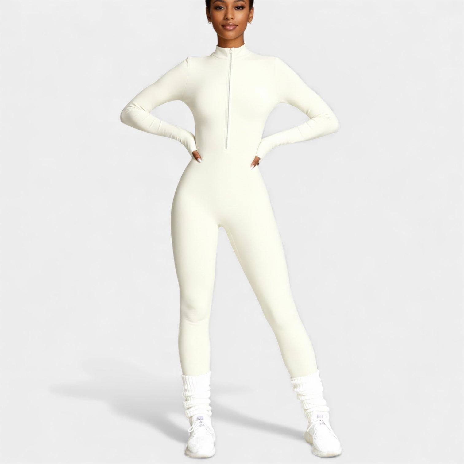 Women's Jumpsuit - Stretchy Fabric, Sculpting Design for Fitness and Leisure