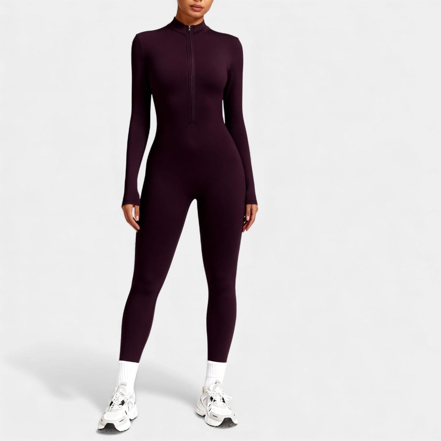 Women's Jumpsuit - Stretchy Fabric, Sculpting Design for Fitness and Leisure