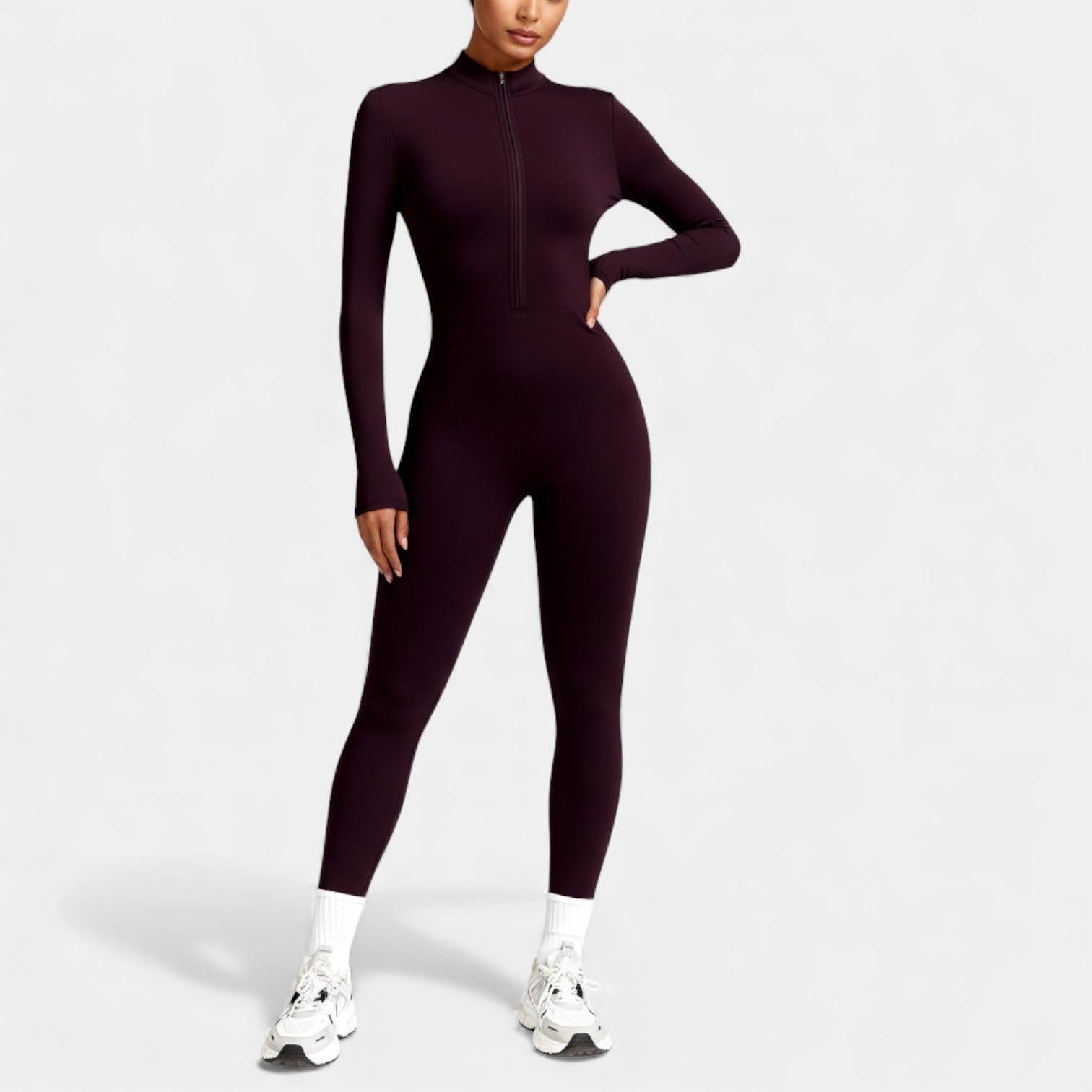 Women's Jumpsuit - Stretchy Fabric, Sculpting Design for Fitness and Leisure
