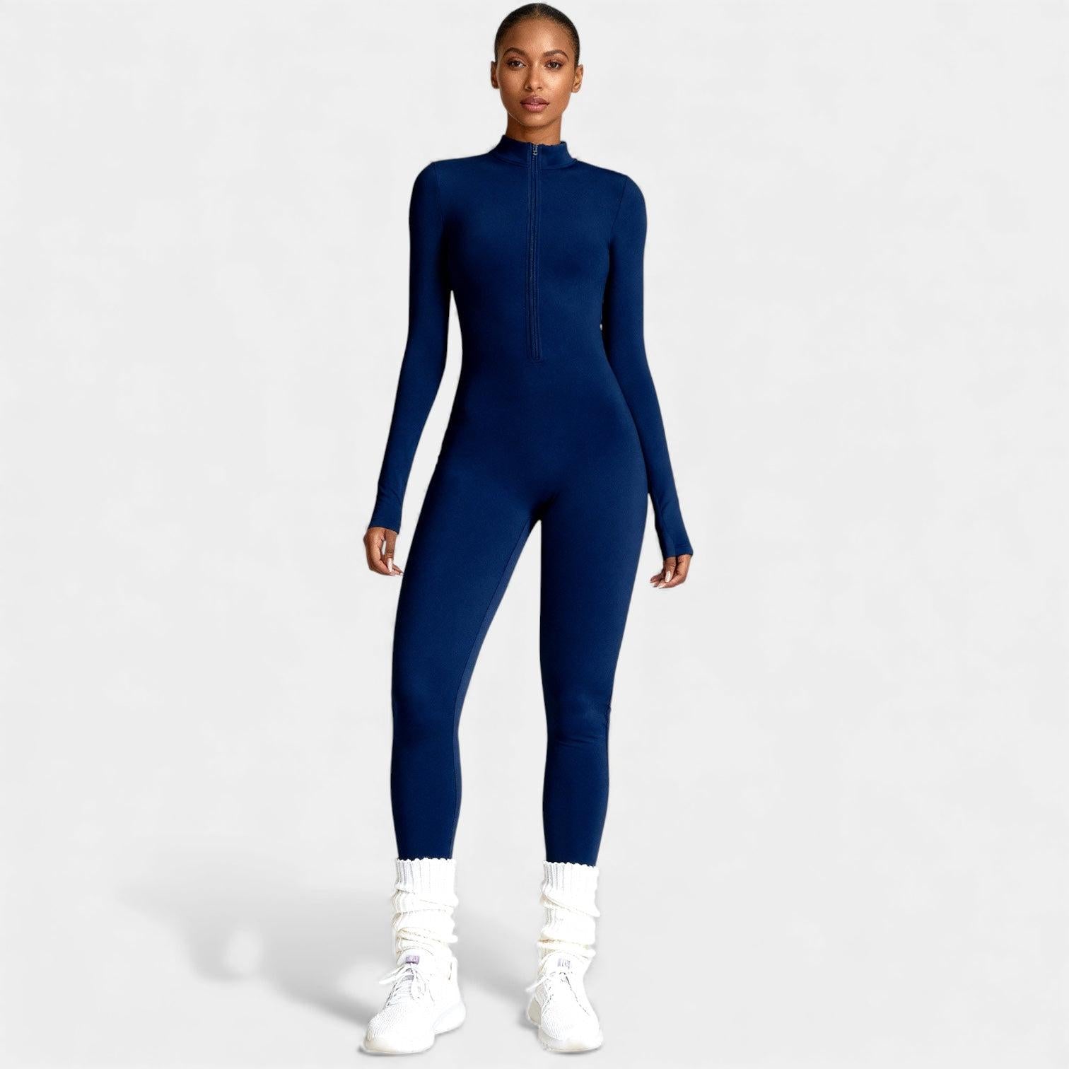 Women's Jumpsuit - Stretchy Fabric, Sculpting Design for Fitness and Leisure