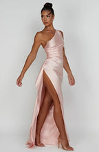 Satin Evening Dress for Women - Elegant Formal Wear for Special Occasions