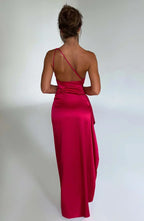 Satin Evening Dress for Women - Elegant Formal Wear for Special Occasions