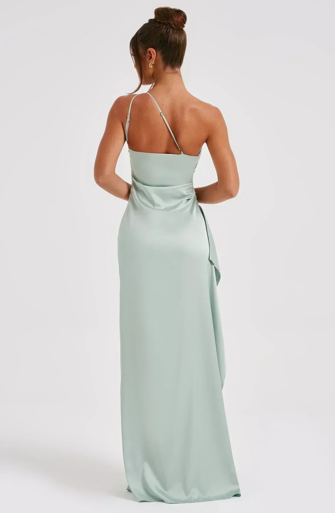 Satin Evening Dress for Women - Elegant Formal Wear for Special Occasions