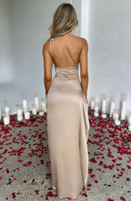 Satin Evening Dress for Women - Elegant Formal Wear for Special Occasions